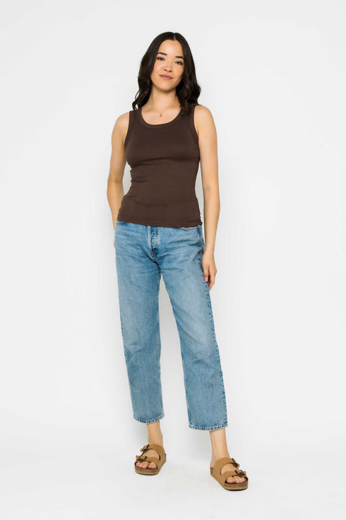 Leanne-Crew Neck Tank